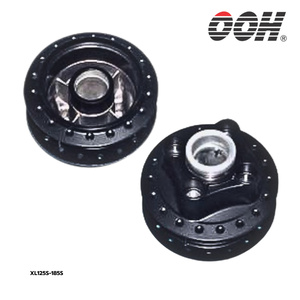 Honda Rear Hub (ดุมหลัง รถมอเตอร์ไซค์) new — XL125S-185S,สีดำ
